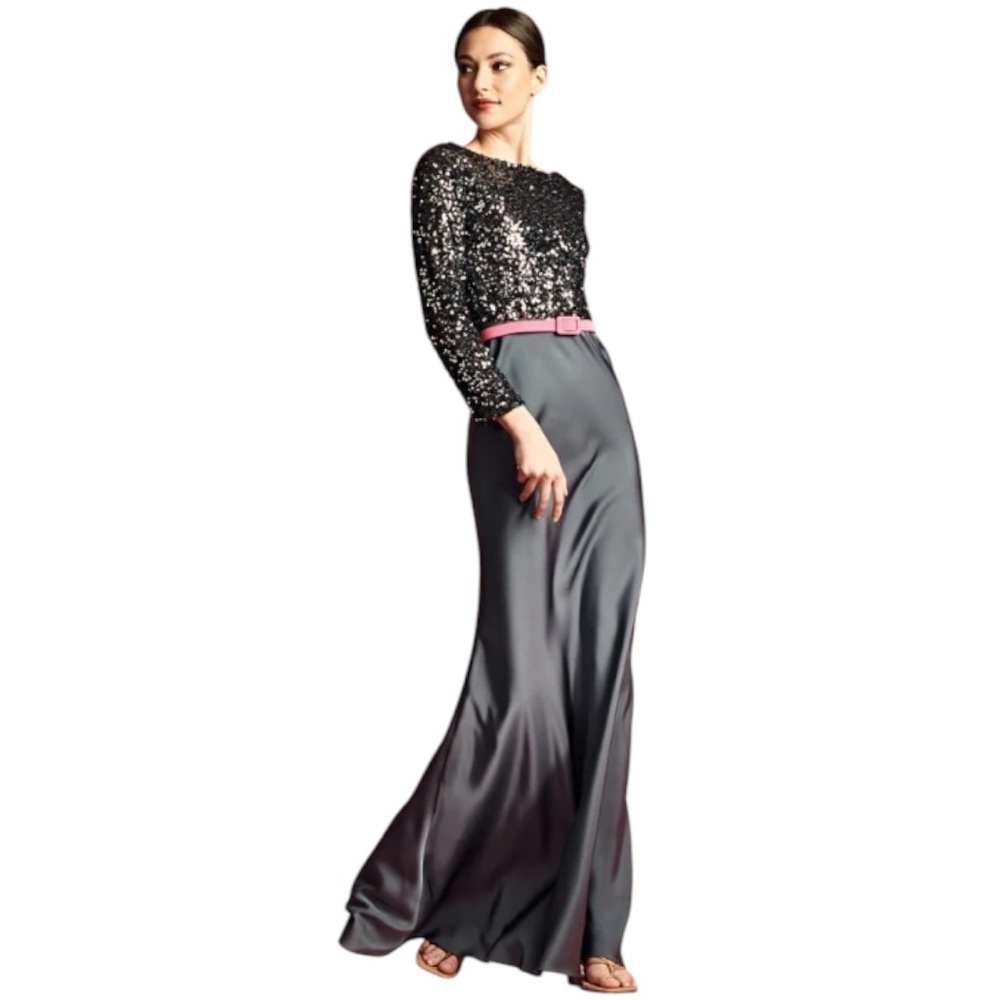 Sachin + Babi Colette Dress Size 0 Color: Gunmetal NWT